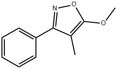 5-甲氧基-4-甲基 -3-苯基异噁唑 结构式
