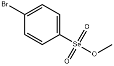 p-ブロモベンゼンセレノン酸メチル 化学構造式