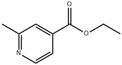 2-メチルピリジン-4-カルボン酸エチル 化学構造式