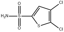 2,3-二氯噻吩-5-磺酰胺, 256353-34-1, 结构式