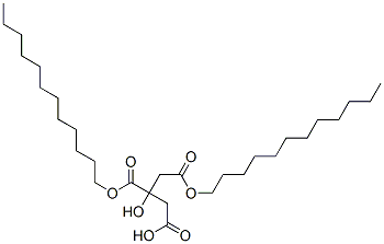 二月桂醇柠檬酸酯 结构式