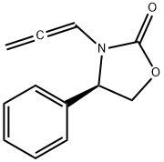 (4R)-4-phenyl-3-(1,2-propadienyl)-2-Oxazolidinone Struktur