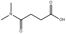 N,N-ジメチルこはくアミド酸 化学構造式