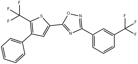 5-[4-PHENYL-5-(TRIFLUOROMETHYL)-2-THIENYL]-3-[3-(TRIFLUOROMETHYL)PHENYL]-1,2,4-OXADIAZOLE price.