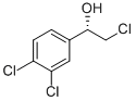 (S)-2-CHLORO-1-(3,4-DICHLOROPHENYL)ETHANOL 化学構造式