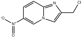 2-(CHLOROMETHYL)-6-NITRO-IMIDAZO[1,2-A]PYRIDINE Structure