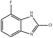 2-クロロ-4-フルオロ-1H-ベンゾ[D]イミダゾール 化学構造式
