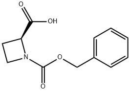 N-CBZ-S-2-氮杂环丁烷-1-羧酸, 25654-52-8, 结构式