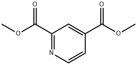 ピリジン-2,4-ジカルボン酸ジメチル 化学構造式