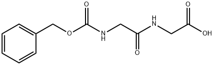 N-苄氧羰基-甘氨酰-甘氨酸,2566-19-0,结构式