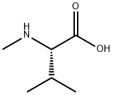 N-メチル-DL-バリン 化学構造式