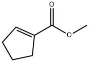 METHYL 1-CYCLOPENTENE-1-CARBOXYLATE Struktur