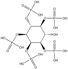 inositol pentaphosphate Struktur
