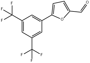 5-[3,5-BIS(TRIFLUOROMETHYL)PHENYL]-2-FURALDEHYDE Structure