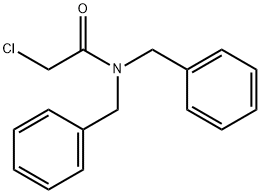 N,N-ジベンジル-2-クロロアセトアミド 化学構造式