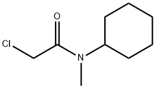 2-クロロ-N-シクロヘキシル-N-メチルアセトアミド 化学構造式