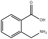 2-(氨甲基)苯甲酸,25672-97-3,结构式