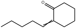 2-ペンチリデンシクロヘキサノン 化学構造式