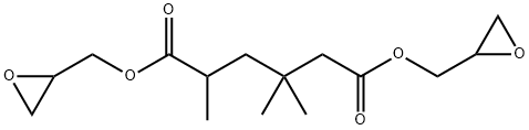 bis(oxiranylmethyl) 2,4,4-trimethyladipate 结构式