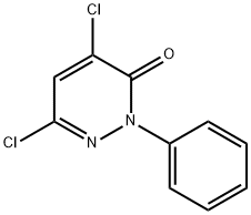 2-Phenyl-4,6-dichloropiridazin-3-(2H)-one Structure
