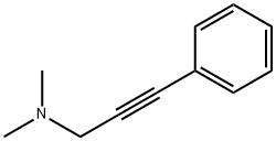 3-Phenyl-2-propynyldimethylamine Struktur