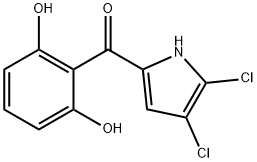 藤黄绿菌素, 25683-07-2, 结构式