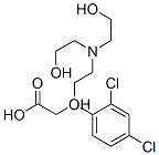 2,4-二氯苯氧乙酸三乙醇胺盐,2569-01-9,结构式