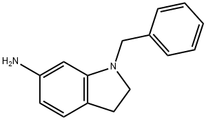 1-苄基吲哚啉-6-胺, 256924-07-9, 结构式