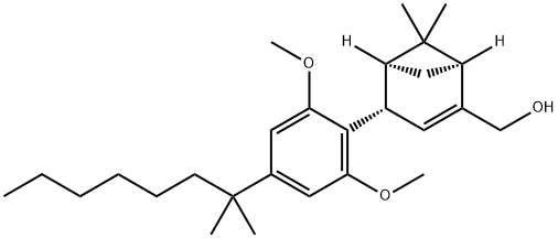 (+/-)-4R-[4-(1,1-DIMETHYLHEPTYL)-2,6-DIMETHOXYPHENYL]-6,6-DIMETHYL-1R,5R-BICYCLO[3.1.1]HEPT-2-ENE-2-METHANOL Structure