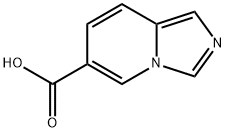 イミダゾ[1,5-A]ピリジン-6-カルボン酸 化学構造式