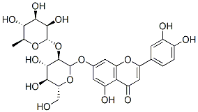 忍冬苦苷 结构式