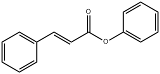 (E)-けい皮酸フェニル 化学構造式