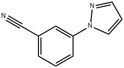 3-(1H-PYRAZOL-1-YL)BENZONITRILE 化学構造式