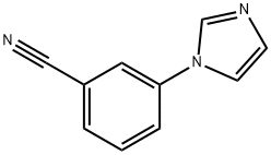 3-(1H-咪唑-1-基)苯甲腈, 25699-85-8, 结构式