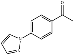 4-(1-吡唑基)苯乙酮, 25699-98-3, 结构式