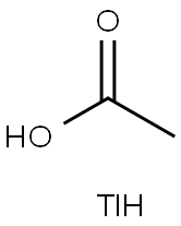 タリウム(III)トリアセタート 化学構造式