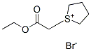 1-(2-ethoxy-2-oxoethyl)tetrahydrothiophenium bromide Structure