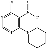 4-氯-5-硝基-6-(哌啶-1-基)嘧啶, 25710-23-0, 结构式