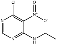 6-氯-N-乙基-5-硝基嘧啶-4-胺, 25710-24-1, 结构式