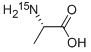 L-アラニン-15N 化学構造式