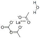 乙酸镧水合物,25721-92-0,结构式