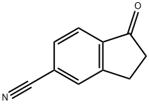 1-OXO-2,3-DIHYDRO-1H-INDENE-5-CARBONITRILE 化学構造式