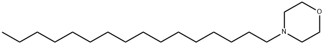 4-ヘキサデシルモルホリン 化学構造式
