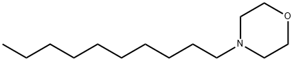 4-デシルモルホリン 化学構造式