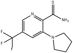 3-(1-吡咯烷基)-2-硫代-5-(三氟甲基)吡啶, 257287-82-4, 结构式