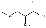 rac-(R*)-2-アミノ-3-(メチルセレノ)プロパン酸 化学構造式