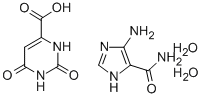 1,2,3,6-Tetrahydro-2,6-dioxopyrimidin-4-carbonsure, Verbindung mit 5-Amino-1H-imidazol-4-carboxamid (1:1)