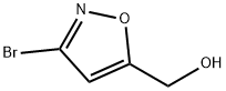 3-ブロモ-5-(ヒドロキシメチル)イソオキサゾール 化学構造式