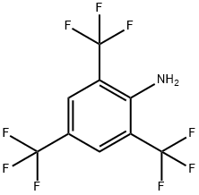 2,4,6-トリス(トリフルオロメチル)アニリン 化学構造式