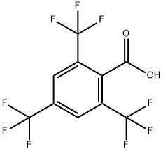 2,4,6-TRIS(TRIFLUOROMETHYL)BENZOIC ACID Struktur